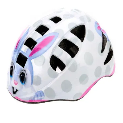 Шлем велосипедный детский Meteor Bunny белый