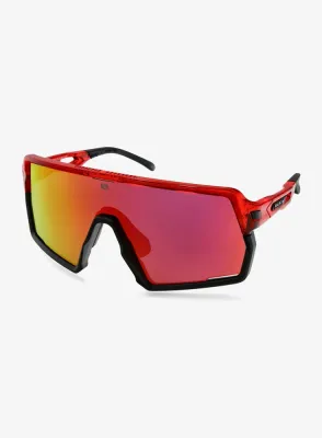 Велосипедные очки Rudy Project Kelion crystal red/multilaser red