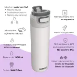 Термобутылка Kambukka Elton Insulated 600 мл белый мел (Chalk White) — фото 2