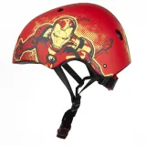 Шлем велосипедный детский Disney V3 Marvel Iron Man красный — фото 3