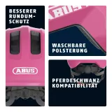 Шлем детский Abus Smiley 3.0 глянцевый розовый — фото 3