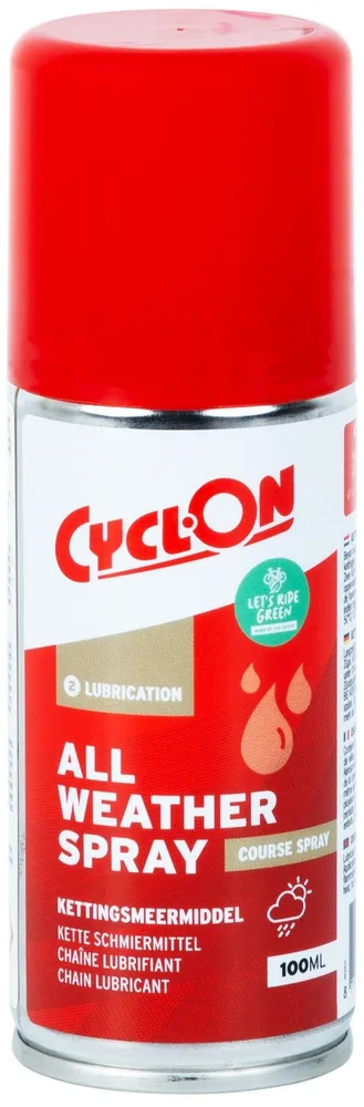 Смазка-спрей для велосипедной цепи CyclOn All-Weather 100 мл