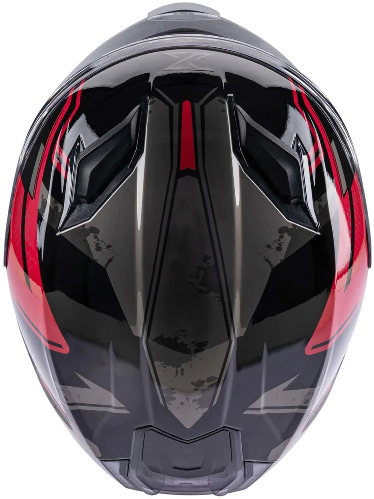 SKF Шлем интегральный SPEC-X SX-82.03/R1 размер L, красный/чёрный
