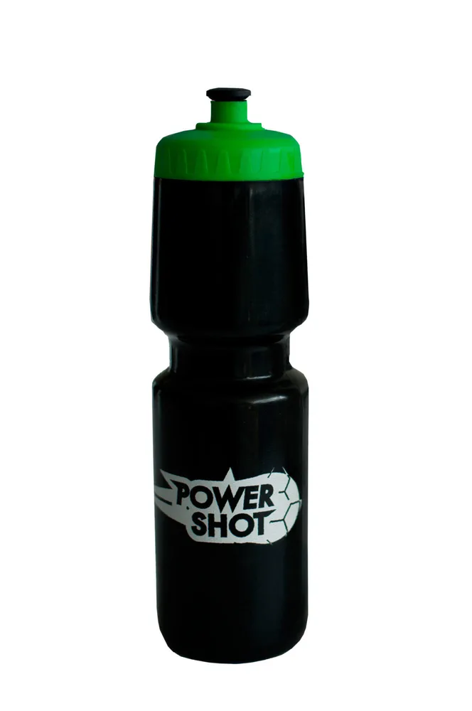 Power Shot Комплект из 5 бутылок для воды черный/зеленый