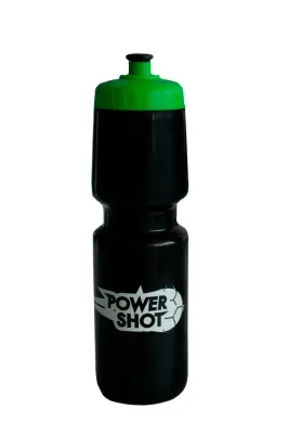 Power Shot Комплект из 5 бутылок для воды черный/зеленый