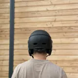 Шлем велосипедный T'nB Visor с прозрачным щитком, размер M, чёрный — фото 4