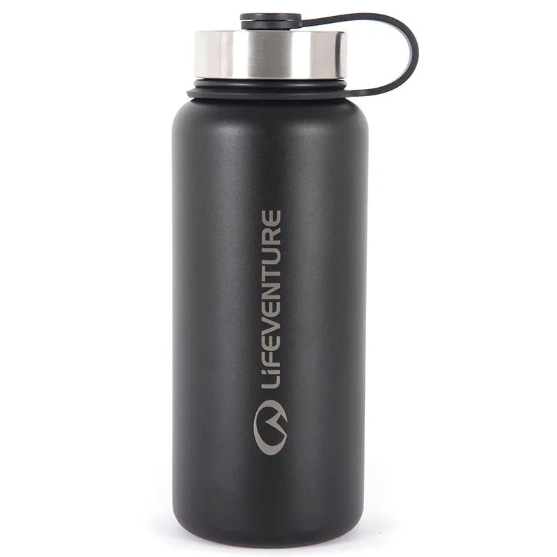 Термофляга Lifeventure Stainless Steel Flask 1 л чёрная