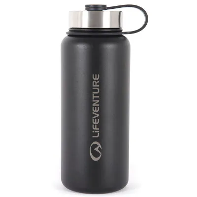 Термофляга Lifeventure Stainless Steel Flask 1 л чёрная