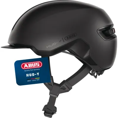 Шлем велосипедный Abus HUD-Y Ace, чёрный