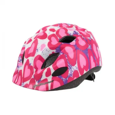 Шлем велосипедный детский Polisport Junior Premium Glitter Hearts
