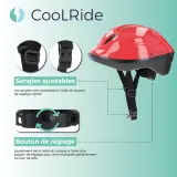 Детский шлем Cool Ride с вентиляцией, 48-54 см — фото 6