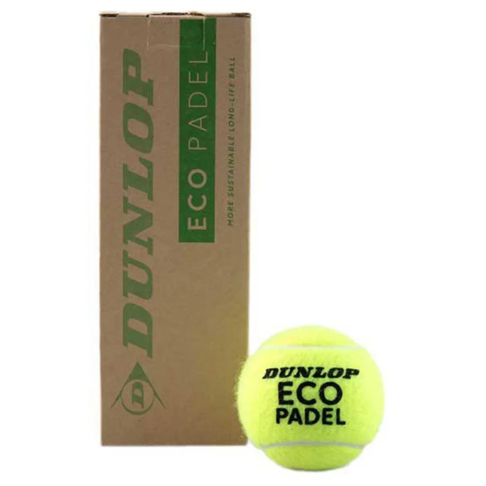 Мячи для падела Dunlop Eco Padel, 3 штуки