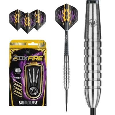 Дротики для дартса Winmau Foxfire со стальным наконечником, 22 г
