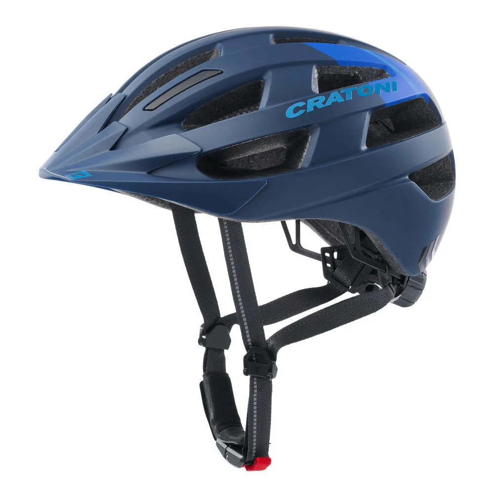 Городской велосипедный шлем Cratoni Velo-X синий матовый