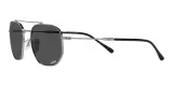 Солнцезащитные очки Ray-Ban RB3707 Polarized Plus пилоты — фото 3