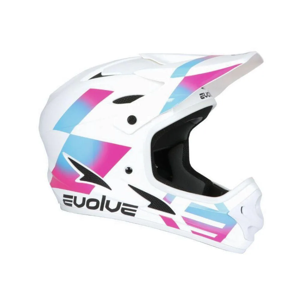 Шлем велосипедный полнолицевой Evolve Storm, 57-58 cm, Белый