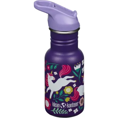 Детская туристическая фляга Klean Kanteen Flip Seal Sport Cap Straw 355