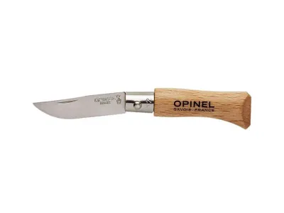 Нож складной малый из нержавеющей стали Opinel No.02