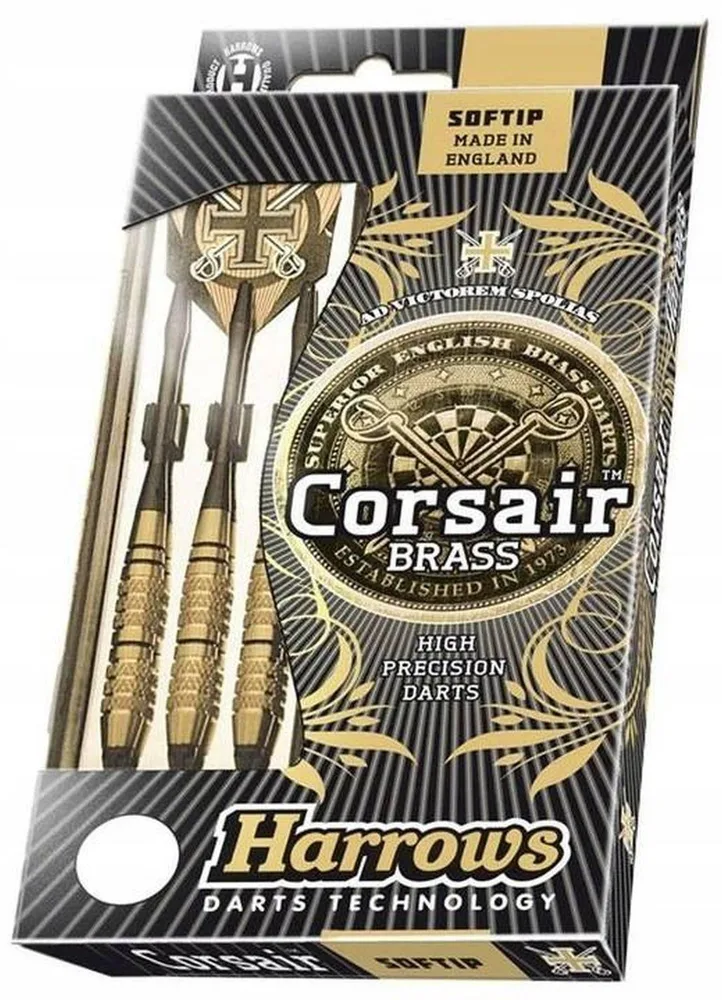 Дротики для дартса Harrows Softip Corsair 16 г, 3 штуки