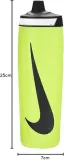 Бутылка для воды Nike Refuel 700 мл, 700ml, Жёлтый — фото 2