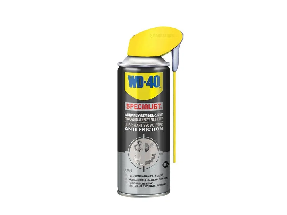 Сухая смазка в спрее с PTFE WD40 250 мл