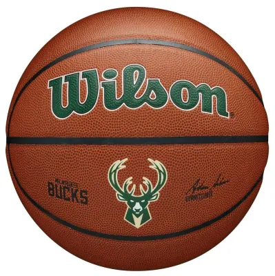 Мяч баскетбольный Wilson NBA Team Alliance Milwaukee Bucks