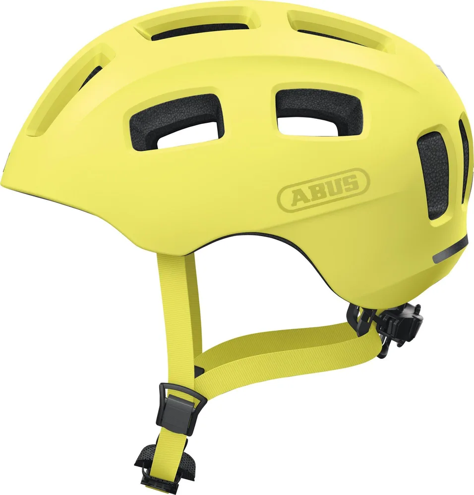 Шлем велосипедный Abus Youn-I 2.0 Mono Yellow, размер S 48-54 см
