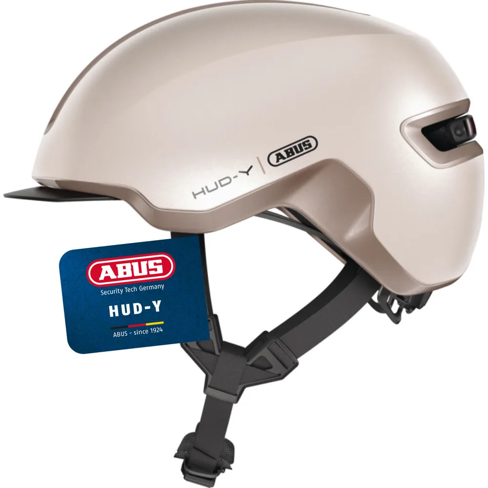 Шлем велосипедный ABUS Hud-Y шампанское золото, размер L 57-61 см