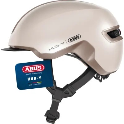 Шлем велосипедный ABUS Hud-Y шампанское золото, размер L 57-61 см