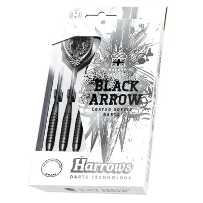 Дротики для дартса Harrows Black Arrow Softip 14 г