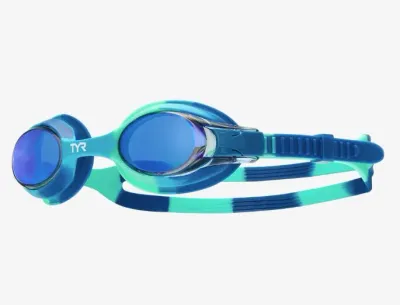 Очки для плавания детские TYR Swimple зеркальные 496
