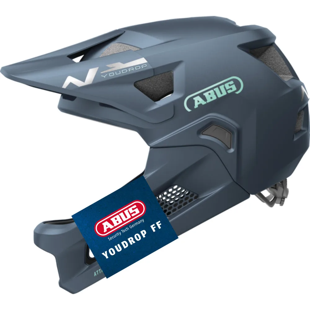 Шлем велосипедный детский Abus Youdrop FF Midnight Blue, 48-55 см