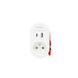 Адаптер сетевой дорожный Germina с зарядным кабелем USB-C — фото 3