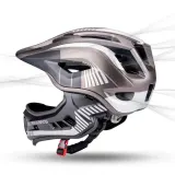 Шлем велосипедный детский ROCKBROS TT-32S с отстегивающейся защитой подбородка — фото 5