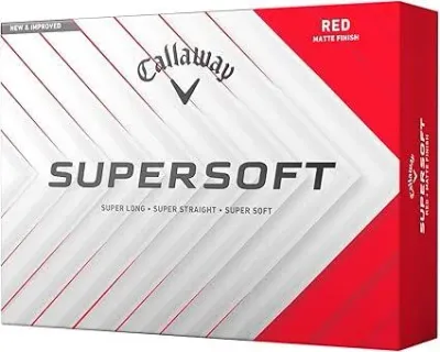 Мячи для гольфа Callaway Supersoft, 12 штук