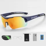 Очки спортивные Rockbros UV400 10118 синие — фото 2