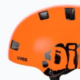 Детский велосипедный шлем UVEX Kid 3, оранжевый — фото 7