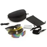 Велосипедные очки Rockbros 10003 поляризационные чёрные — фото 2