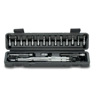 Набор с динамометрическим ключом для велосипеда Pro Sport Lights, 14 бит, 2-24 Нм