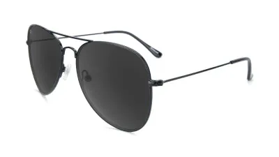 Солнцезащитные очки Knockaround Mile Highs черные, с поляризацией