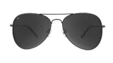 Солнцезащитные очки Knockaround Mile Highs черные, с поляризацией — фото 2