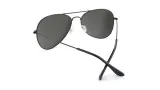Солнцезащитные очки Knockaround Mile Highs черные, с поляризацией — фото 4