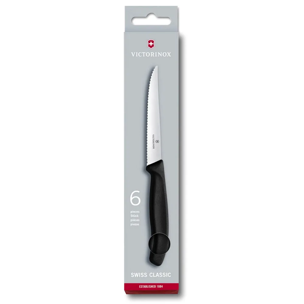 Victorinox Набор из 6 зубчатых ножей для стейков Swiss Classic