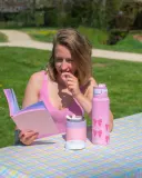 Бутылка термическая Kambukka Elton Insulated 1000 мл Baby Girl, розовая — фото 7