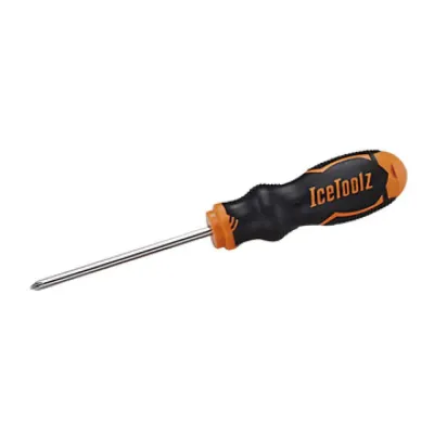 Отвёртка крестовая магнитная IceToolz PH0, стержень 10 см