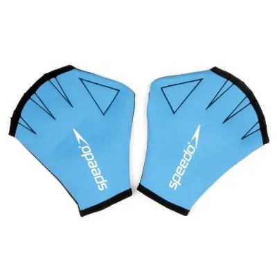 Перчатки для плавания Speedo Aqua Glove неопреновые синие, размер S