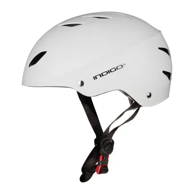 Indigo Sports Шлем для скейтборда взрослый Indigo 55-59 см белый