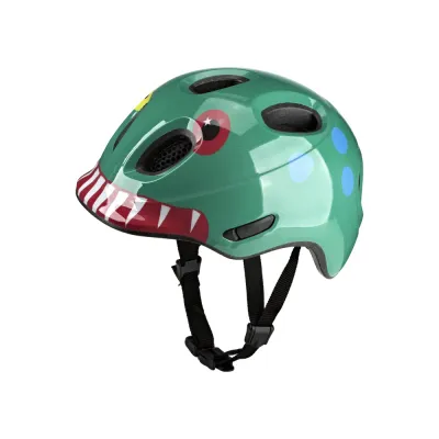 Детский шлем KED Meggy II Trend, Dino Glossy, зелёный