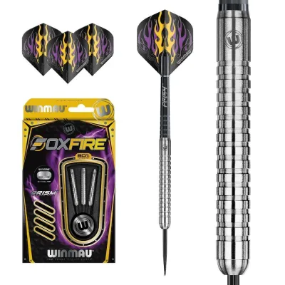 Дротики со стальным наконечником Winmau Foxfire 21 г, набор 3 шт