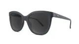 Солнцезащитные очки Knockaround Fast Lanes черные, кэт-ай, поляризация — фото 3